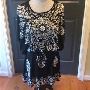 Blouson tunic dress